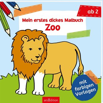 Mein erstes dickes Malbuch - Zoo