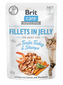 Kap.Brit Care Cat Fillets in Jelly with Tender Turkey & Shrimps 85 g