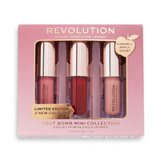 Revolution Sada lesků na rty Caramel Apple Mini (Pout Bomb) 3 x 2,2 ml woman