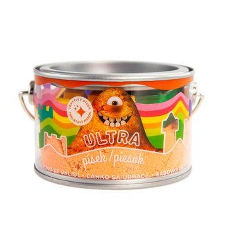 Ultra písek s glitry - oranžový 200g