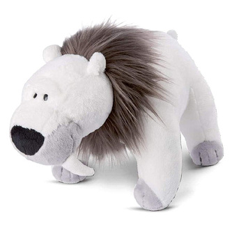 Plyšový šavlozubý lední medvěd Nici, 17 cm, bílý