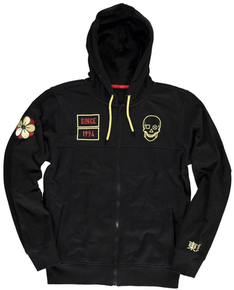 Pánská mikina Playstation: The Biker (L) černá bavlna