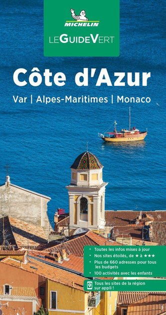 Michelin Le Guide Vert Cote d' Azur, Monaco 2022