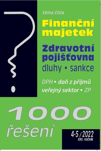 1000 řešení 4-5/2022 Zdravotní pojišťovny
