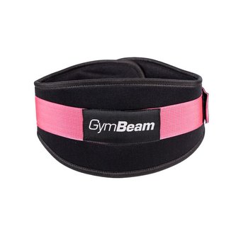 Fitness neoprenový opasek LIFT Black & Pink - GymBeam - Velikost: L - černá - růžová