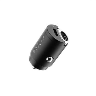 Nabíječka FIXED s 2xUSB-C výstupem v miniaturním provedení, podpora PD, 30W, černá Nabíječka FIXED s 2xUSB-C výstupem v miniaturním provedení, podpora PD, 30W, černá