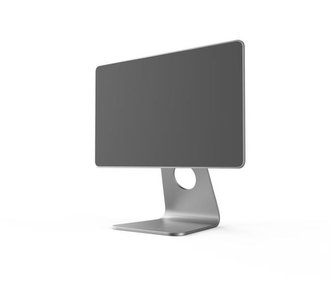 Stojánek FIXED Frame pro Apple iPad Pro 12.9" (2018/2020/2021), stříbrný, hliníkový magnetický
