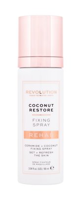 Makeup Revolution London Rehab Fixátor makeupu Coconut Restore Fixing Spray 90 ml pro ženy