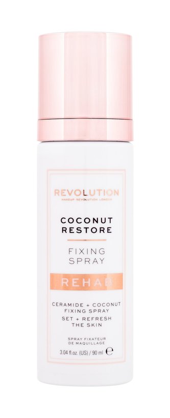 Makeup Revolution London Rehab Fixátor makeupu Coconut Restore Fixing Spray 90 ml pro ženy