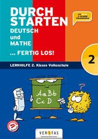 Durchstarten Volksschule  2. Klasse - Deutsch und Mathe ... fertig los! - Übungsbuch