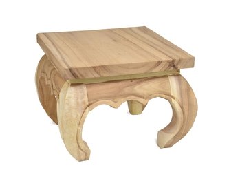 Opiový stoleček 35 x 35 cm natural