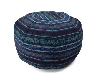 Boho meditační polštář modrý 50 cm