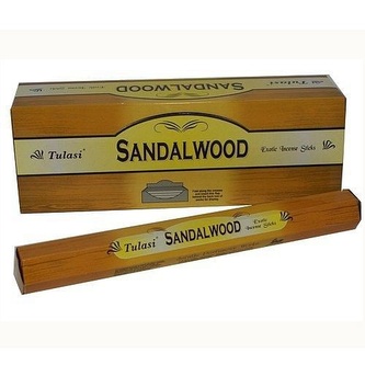 Indické vonné tyčinky Tulasi Santalové dřevo 20 ks