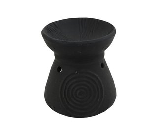 Aroma lampa  keramika, spirála, černá