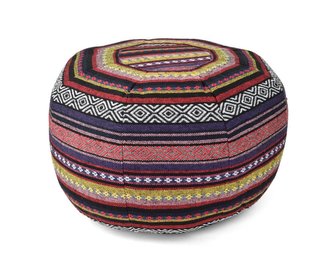 Boho meditační polštář červený 50 cm