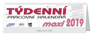 Týdenní pracovní kalendář 2019 maxi - stolní kalendář