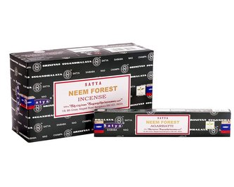 Indické vonné tyčinky Schrinivas Satya Neem Forest 15 g