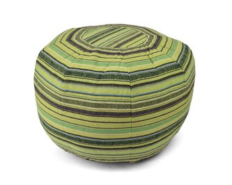 Boho meditační polštář světle zelený 50 cm