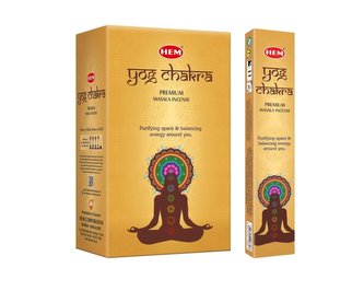Indické vonné tyčinky HEM Yog Chakra Masala 15 g