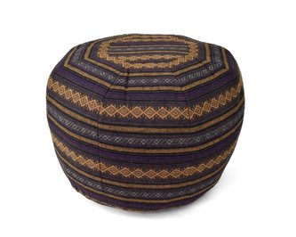 Boho meditační polštář fialový 50 cm