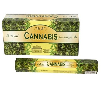 Indické vonné tyčinky Tulasi Cannabis 20 ks