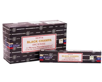Indické vonné tyčinky Schrinivas Satya Black Champa 15 g
