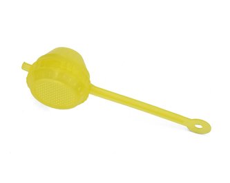 Čajítko plastové žluté 4,5 cm