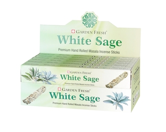 Indické vonné tyčinky Garden Fresh 15 g Bílá šalvěj