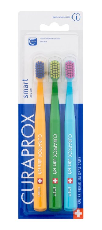 Curaprox Smart Zubní kartáček Ultra Soft 3 ks unisex