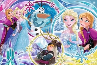 Puzzle Ledové království Země přátelství