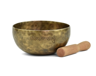 Tibetská "měsíční" mísa s paličkou č. 98 - 670 g