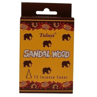 Vonné jehlánky Tulasi Santalové dřevo 15 ks
