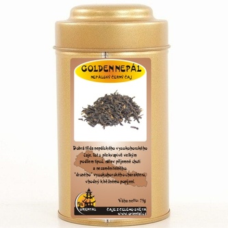 Černý čaj Golden Nepál - 75 g dóza