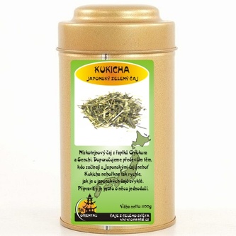 Zelený čaj Kukicha - 100 g dóza
