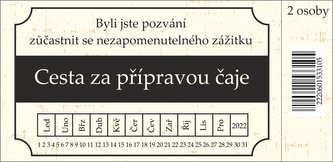 Cesta za přípravou čaje - workshop čaje pro dvě osoby