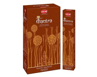 Indické vonné tyčinky HEM Mantra Masala 15 g