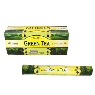 Indické vonné tyčinky Tulasi Zelený čaj 20 ks