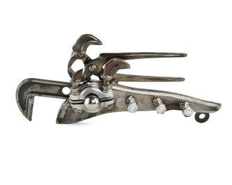 Kovová dekorace Papaklíč