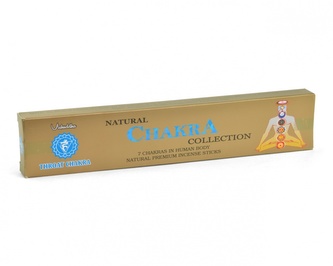 Indické vonné tyčinky Krční čakra  (Vishuddha) 18 ks