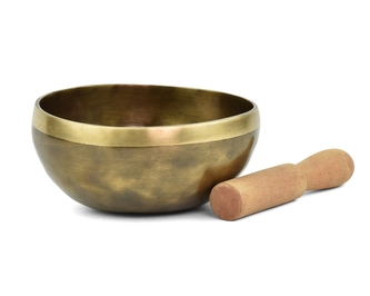 Tibetská mísa s paličkou č. 111 tmavá - 535 g