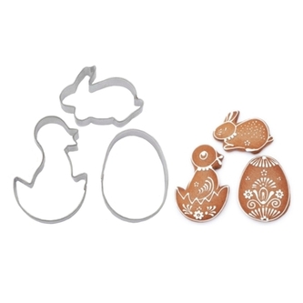 Vykrajovačka sada velikonoce 3ks  CZ