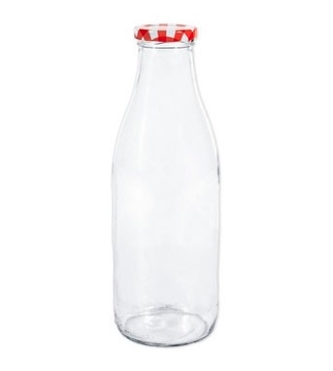 Láhev sklo 1000ml se závitovým víčkem