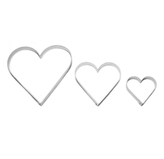 Vykrajovačka sada srdce 3 velikosti  CZ