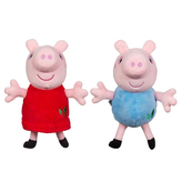 PEPPA Pig ECO plyšáci - 15cm Peppa/George assort. Věk 0+