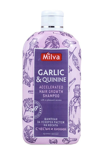 Milva Šampon s Česnekem a Chininem 200 ml