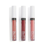 Revolution Sada tekutých rtěnek Relove Supermatte Liquid Kiss (Lip Set) 3 x 4 ml woman