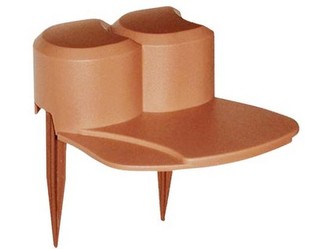 Palisáda HAPPY GRASS 7cm x 3,1m terakota, 24 ks