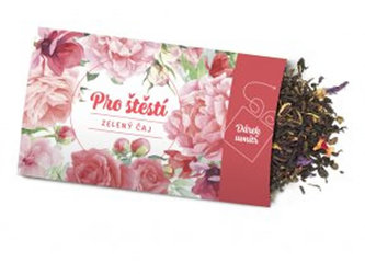 Přání s dárkem: Pro štěstí se zeleným čajem