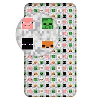 Dětské prostěradlo - Minecraft Adventure