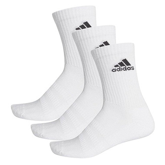 Ponožky adidas Performance Cush Crw 3 Pack, Muži | Pánské Spodní Prádlo | Pánské Ponožky | Bílá | M